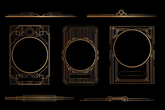 Art Deco Frame and Border
