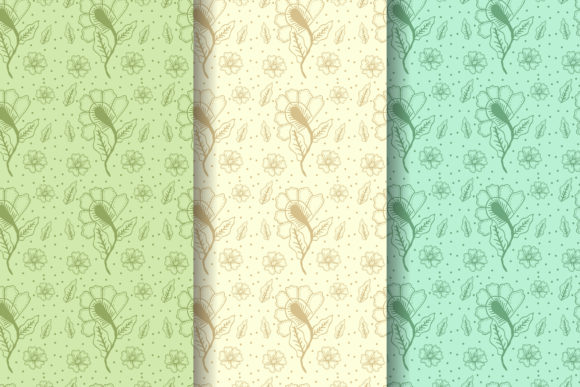 Batik Floral Pattern Pastel