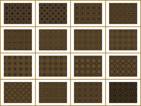 Exploring the Beauty of Pattern Gold Bundling 16 Ornament and Pattern Design