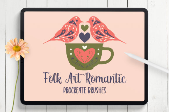 Folk Art Romantic Procreate Brushes: A Creative Tool for Digital Artists