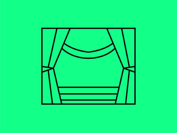 Icon Theater Stage Outline
