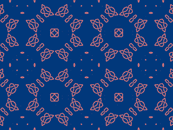 Islamic Vector Blue Ornament Design for Decor and Backgrounds
