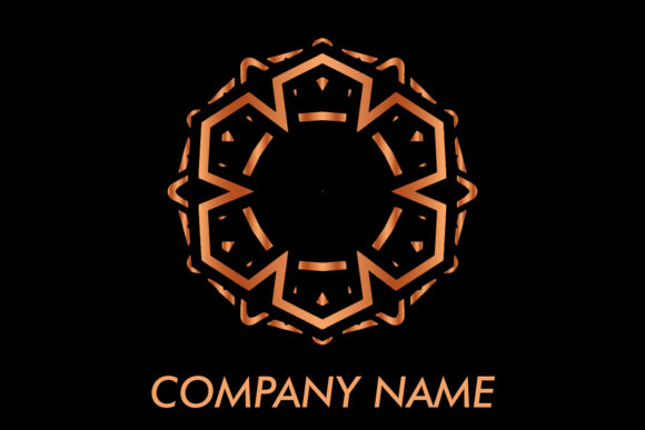 Logos Ornament Luxury Rose Gold: A Versatile Design Asset for Modern Creations