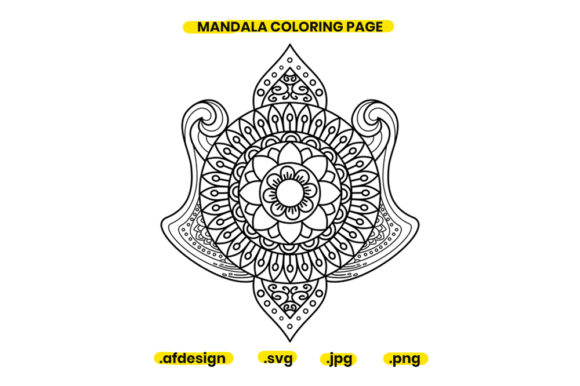 Mandala Coloring Page Design 02