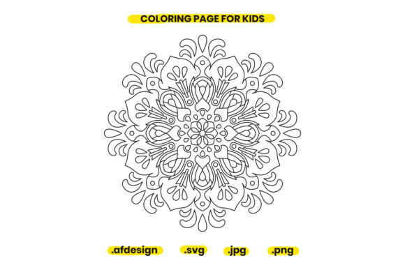 Mandala Coloring Page Design 30
