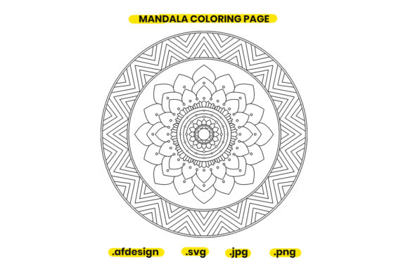 Mandala Coloring Page Design 31