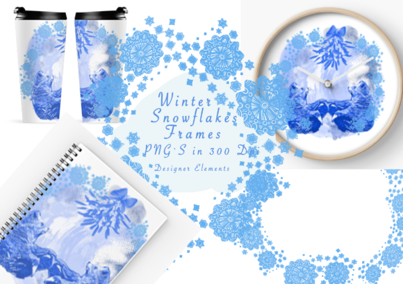 New Winter Style Snowflakes Frames: A Modern Twist on Classic Winter Decor