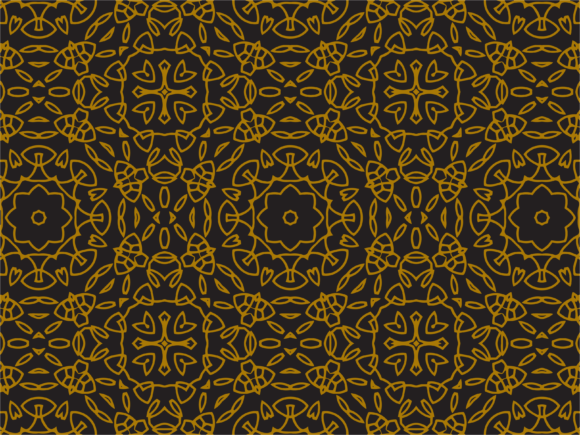 Pattern Abstract Flower Ornament Motifs