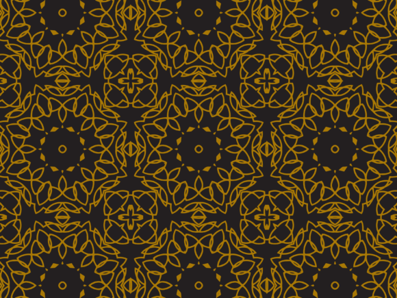 Pattern Gold Black Cross Texture Design