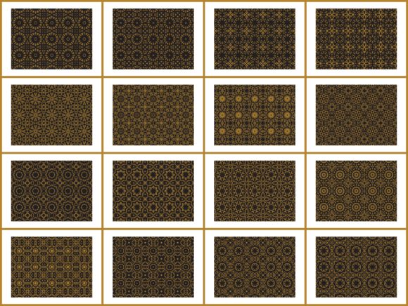 Pattern Gold Bundles 16: Elevating Design with Modern, Luxurious Elements