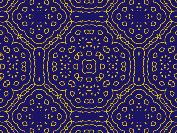 Pattern Islamic Blue Vector: A Timeless Design for Modern and Traditional Spaces