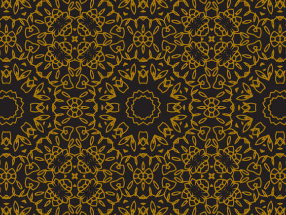 Pattern Luxury Abstract Star Ornaments