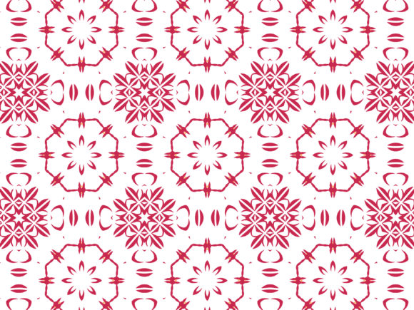 Pattern Red Ornament: A Versatile Design Element for Modern Creativity