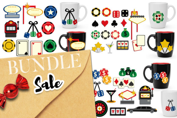 Vegas Casino Clip Art Bundle