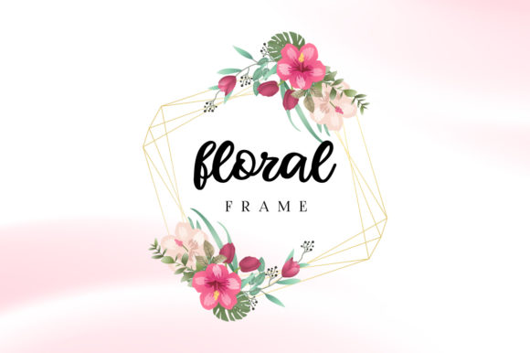 Watercolor Floral Frame Template: A Versatile Design Tool for Creative Projects