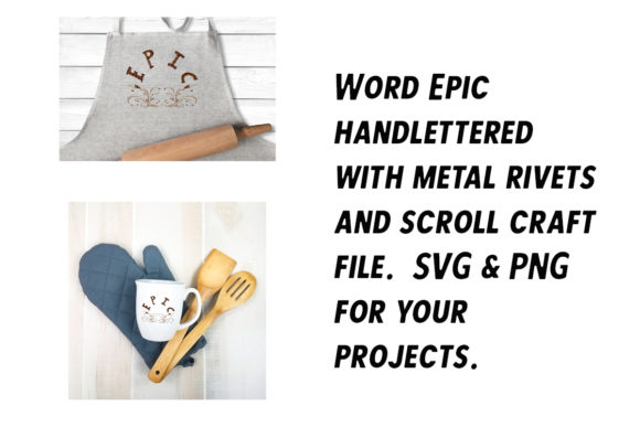Word Epic Handlettered Craft: A Rustic and Versatile Design for Creative Projects